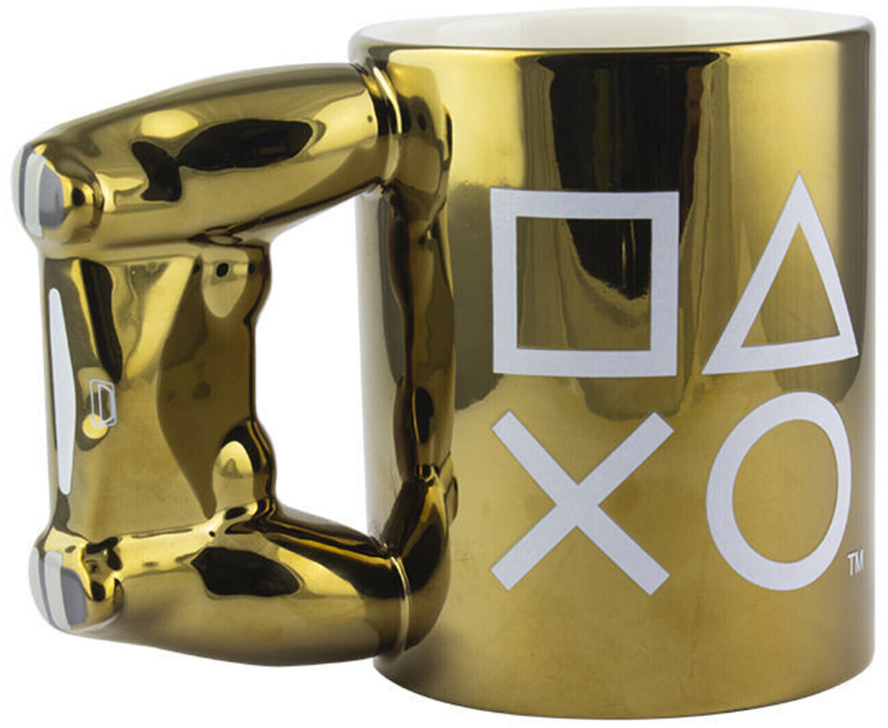 Paladone Playstation 4. Generation Controller Tasse – Keramik Kaffeetasse  für Gamer, 550 milliliters, Schwarz, 1 Stück (1er Pack)