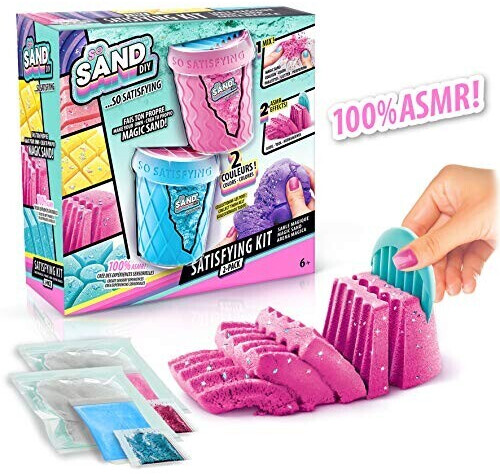 Canal Toys Lot de 2 pots de sable magique ASMR