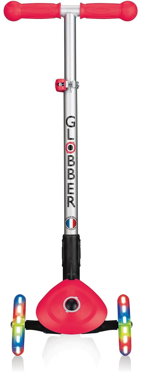Globber Primo Foldable Lights Red
