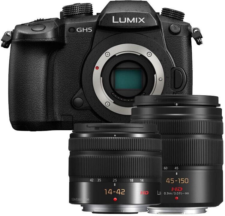Panasonic Lumix DCGH5 Kit 1442mm + 45150mm au meilleur prix sur