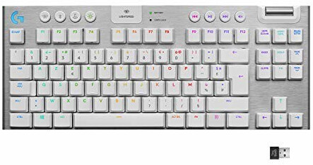 Logitech G915 TKL White GL Tactile (FR)