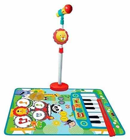 Claudio Reig 3-in-1 Music Mat with Keyboard, Drums and Microphon