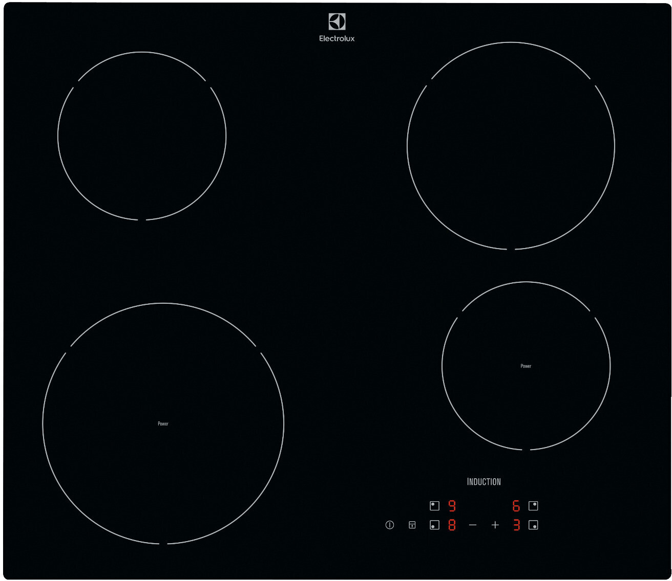 Electrolux EIR60420CK Piano Cottura a Induzione 4 Zone 60