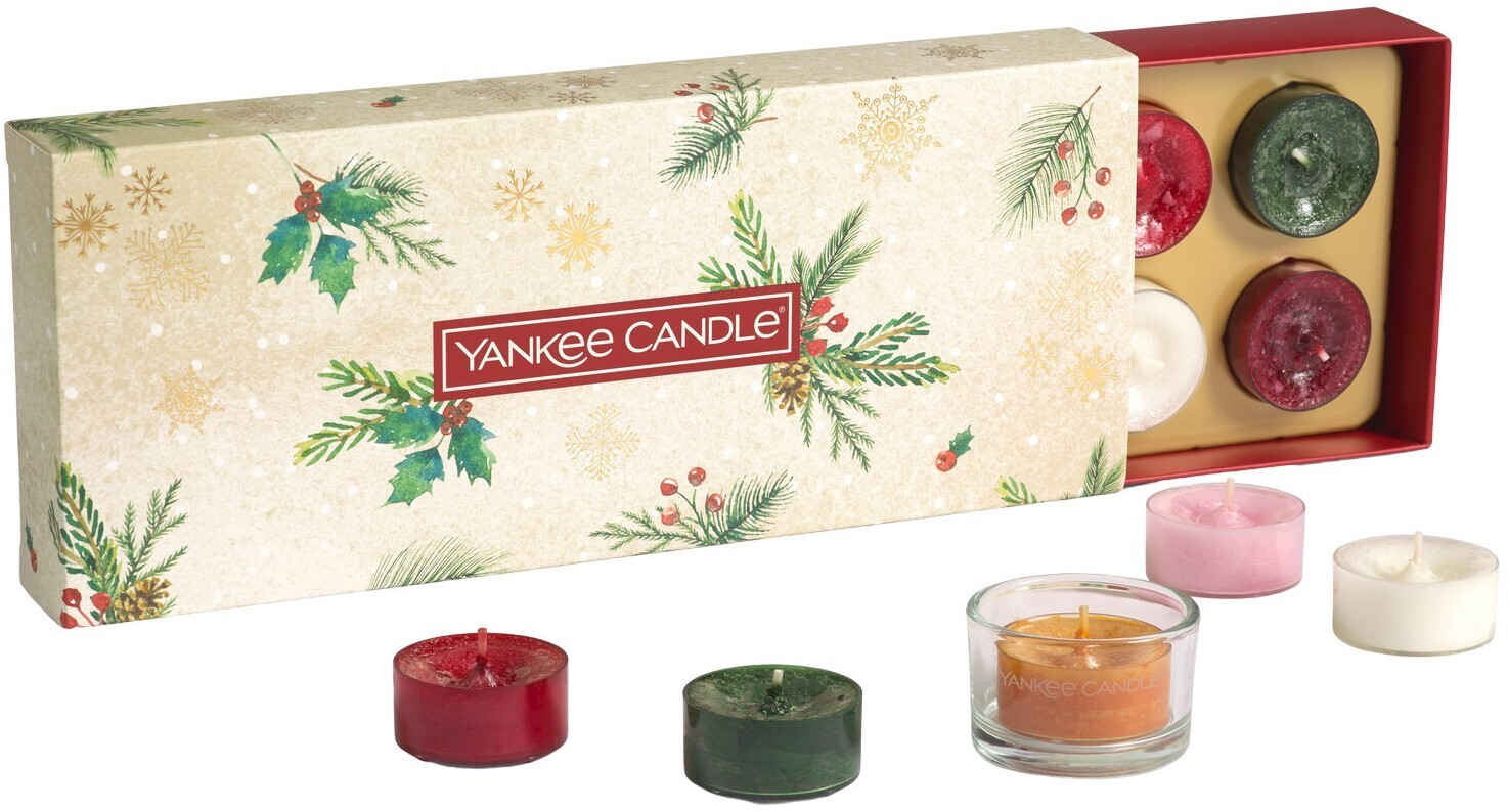 Yankee Candle Geschenkset Snow Globe Wonderland - 18 Duftkerzen + Kerzenhalter