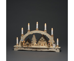Konstsmide Holzsilhouette 61,20 sieben Kerzen | bei Preisvergleich (3254-100) ab €