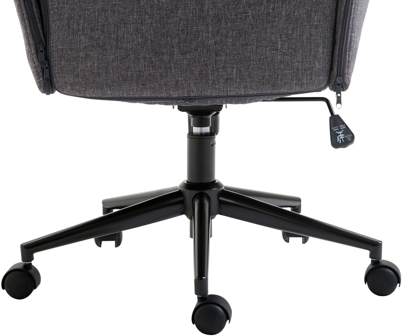 HOMCOM Chaise de bureau design - hauteur réglable, pivotante