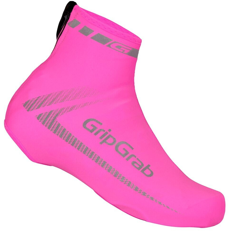 GripGrab RACE AERO HI-VIS Cycling Overshoese pink hi-vis