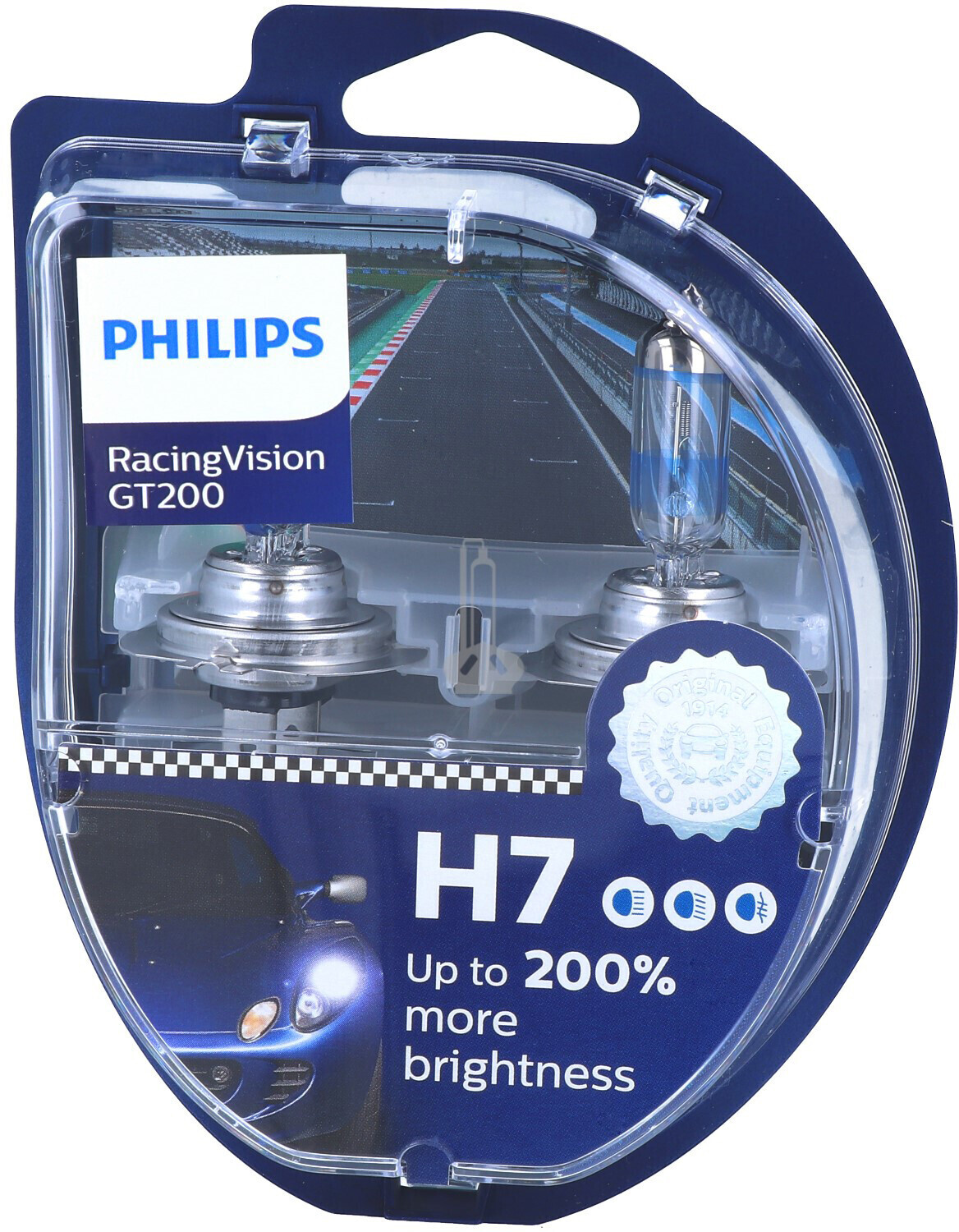 Philips RacingVision GT200 H7 (12972RGTS2) au meilleur prix