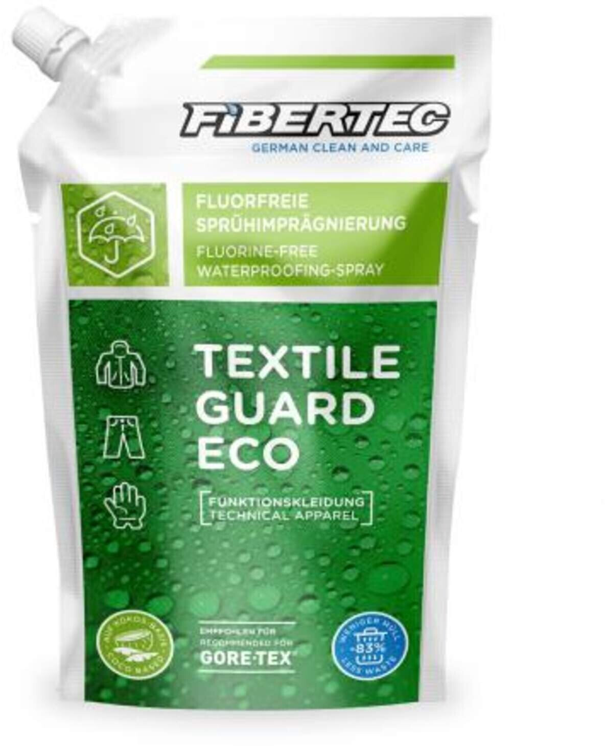 Fibertec Textile Guard Eco Imprägnierspray 500ml Nachfüllpack ab 14,95 €