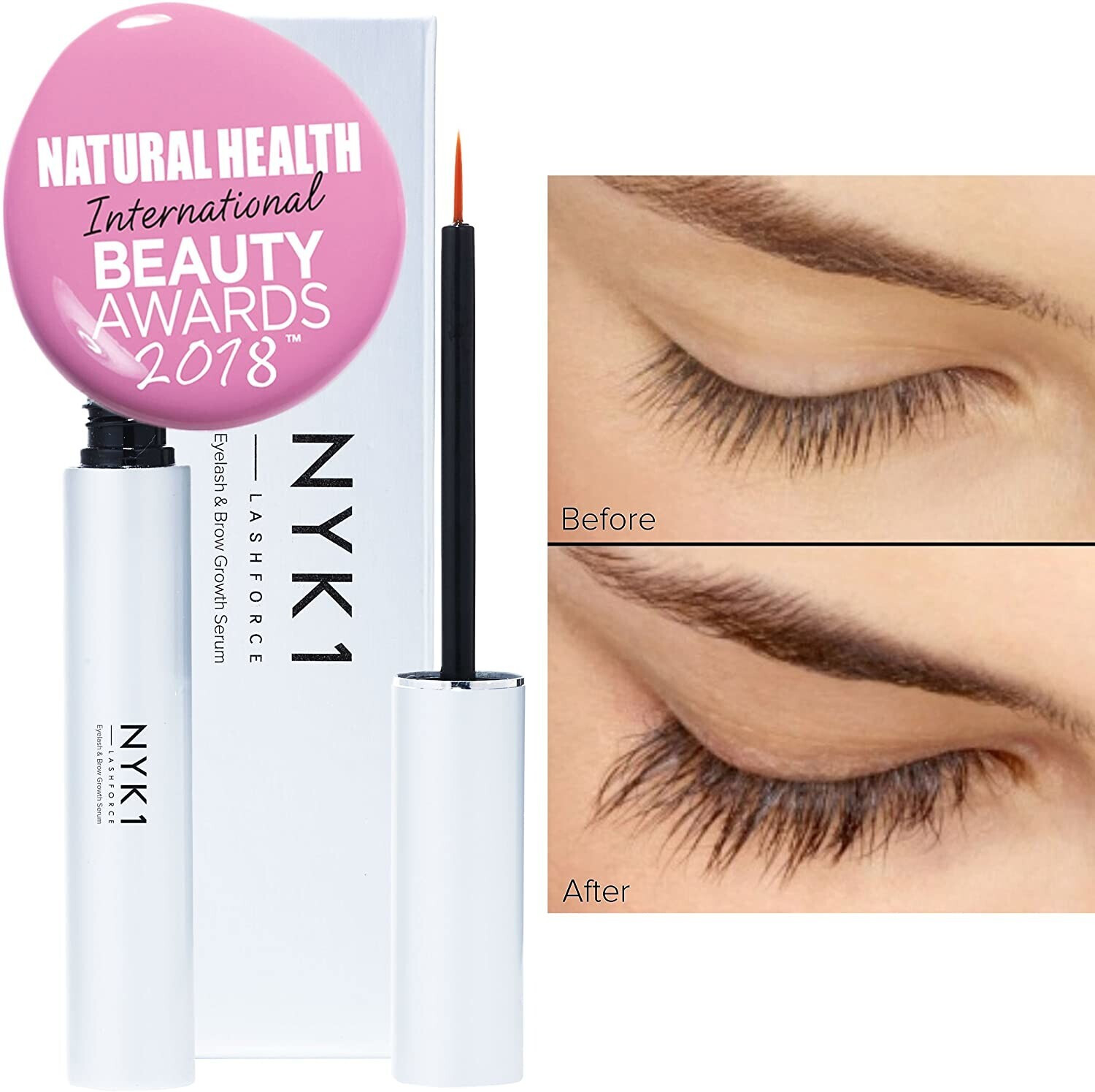 Buy Nyk1 Lash Force Eyelash Growth Serum 8ml From £3995 Today Best