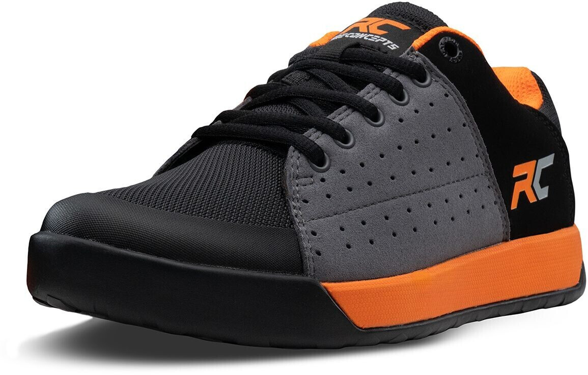 Ride Concepts LIVEWIRE Flat Pedal charcoal/orange