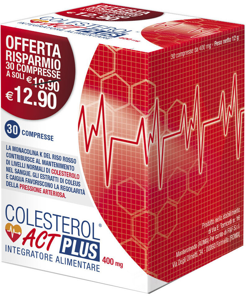 F&F Colesterol Act Plus (30cpr)