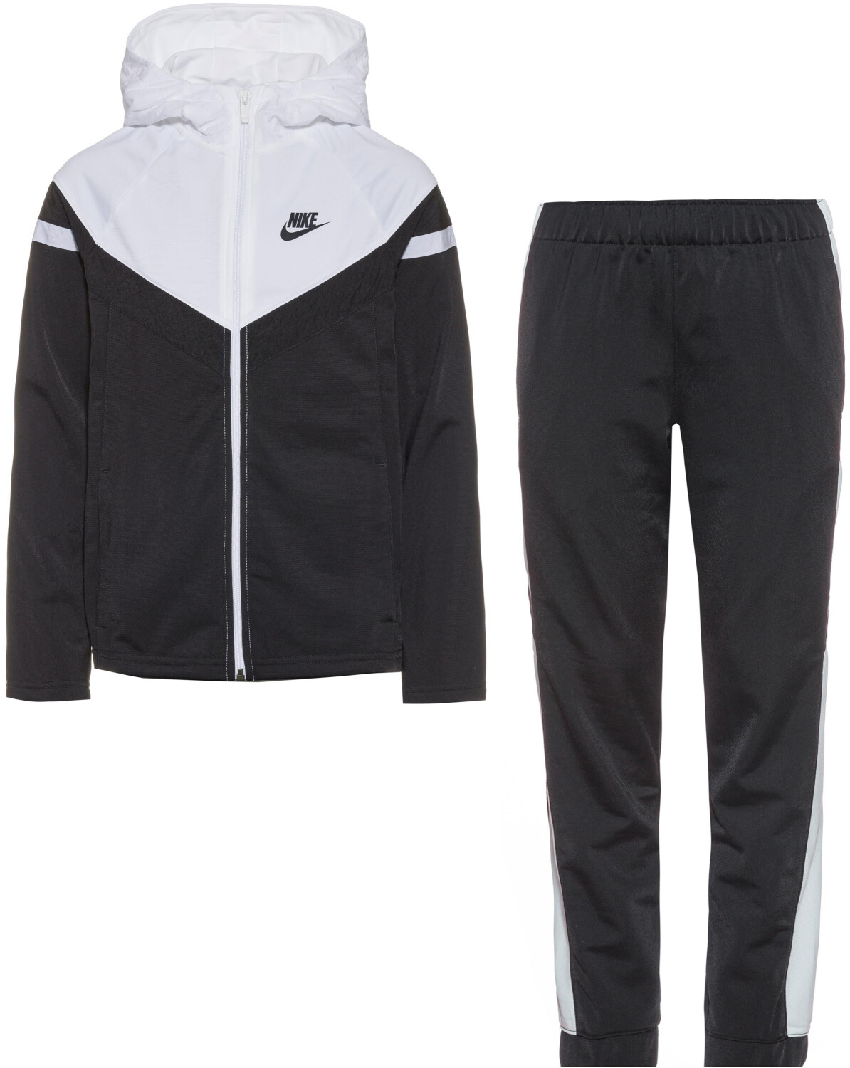 Buy Nike Older Kids' Tracksuit (CU9202) white/black from £43.22 (Today)