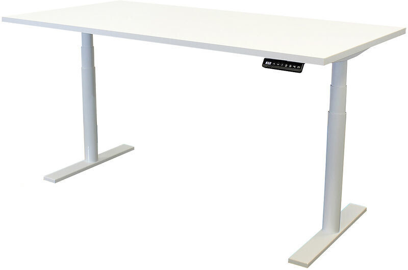 Newpo Height Adjustable Desk 160x80cm White