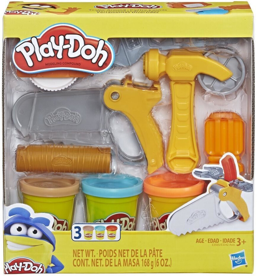 Hasbro PlayDoh Toolin' Around Toy Tools Set