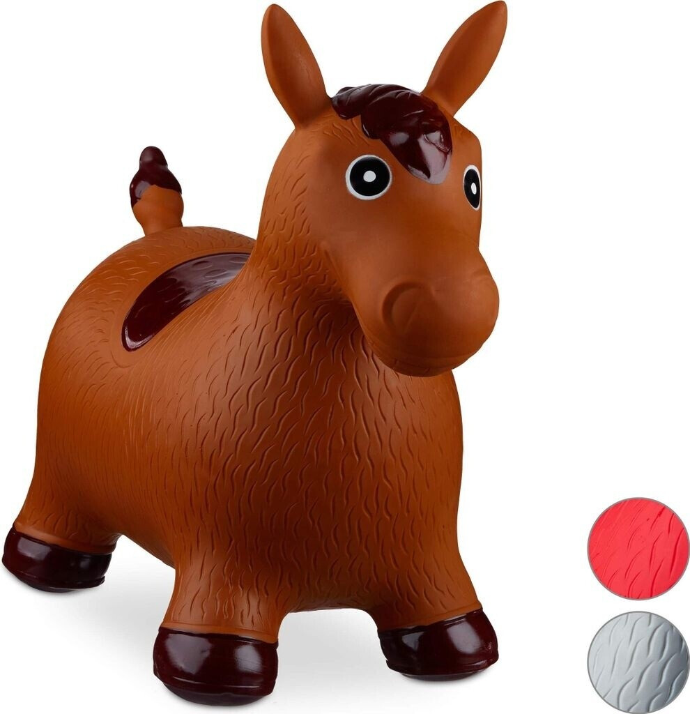 Relaxdays Animal Hopper Horse Brown