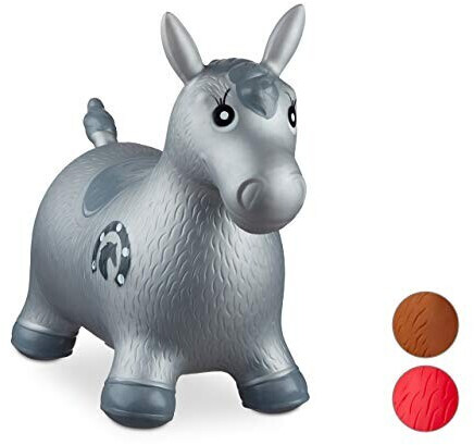 Relaxdays Animal Hopper Horse Grey