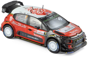 Norev 155363 1:43 Citroën C3 WRC N°7 Pologne 2017 A.Mikkelsen / A.Jaeger