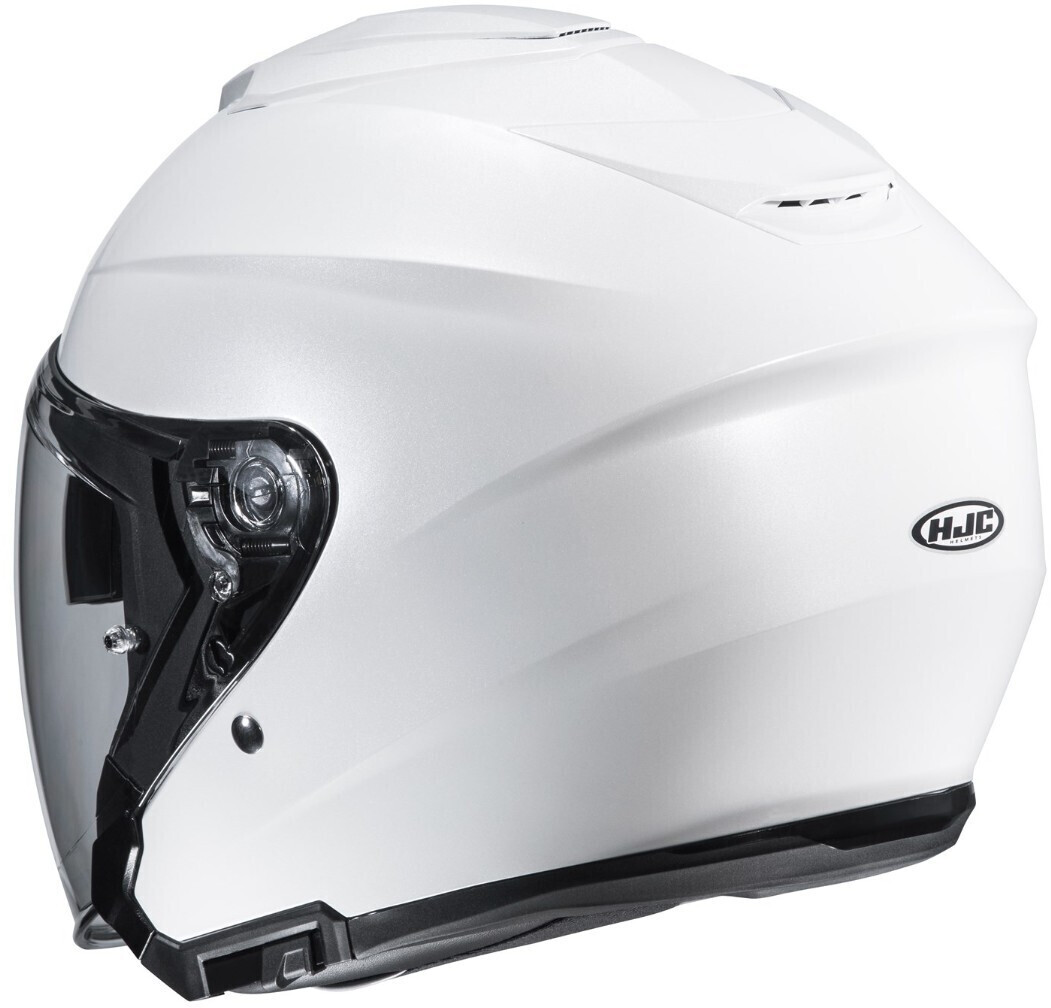 Casque i40N UNI PEARL WHITE HJC blanc perle - , Casque jet