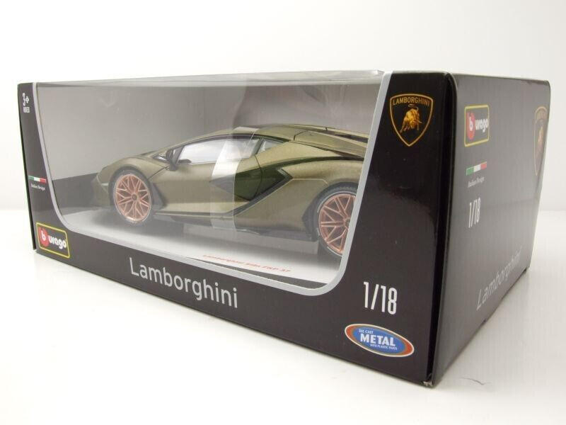 Voiture Lamborghini Sian 1/18 ème Burago : King Jouet, Les autres véhicules  Burago - Véhicules, circuits et jouets radiocommandés