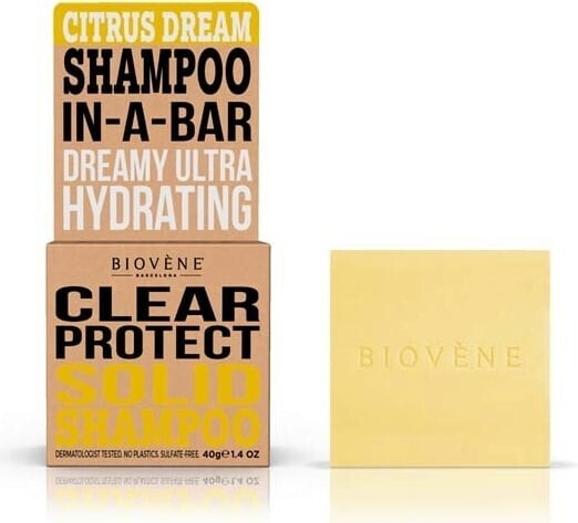 BIOVÈNE Clear Protect Citrus Dream Solid Shampoo Bar (40 g)