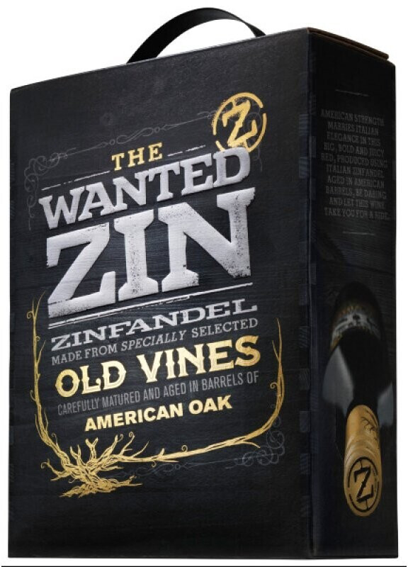 The Wanted Zinfandel Old Vines Bag in Box 3l ab 15 99