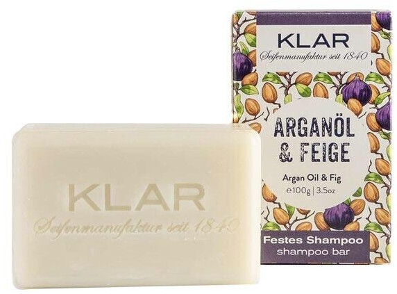 KLAR Seifen Solid shampoo bar Argan Oil & Fig (100 g)