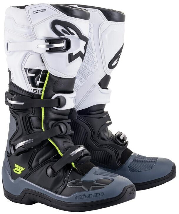 Photos - Motorcycle Boots Alpinestars Tech 5 Black/Dark Grey/White 