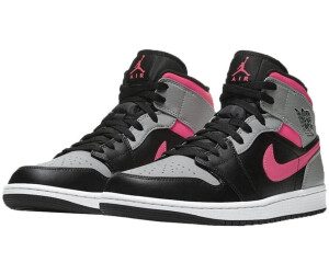 Nike Air Jordan 1 Mid black/hot punch/white/particle grey au meilleur prix  sur idealo.fr
