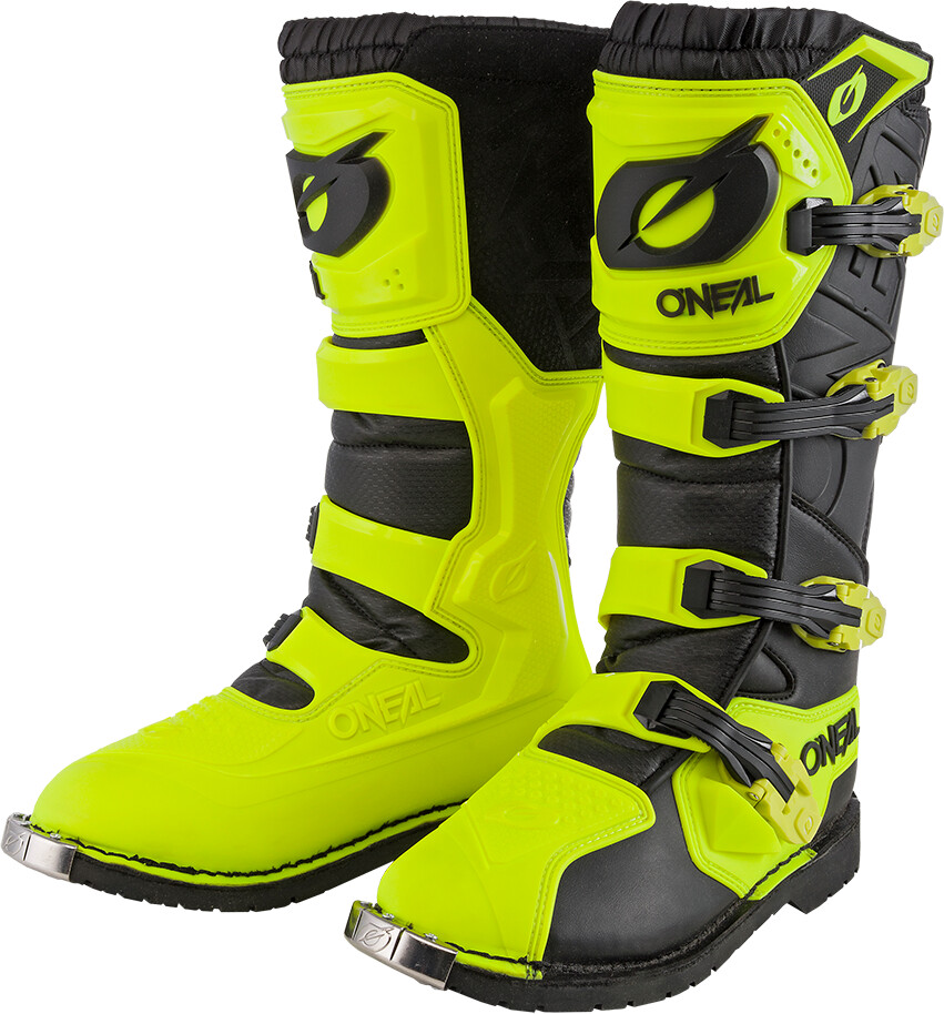 Photos - Motorcycle Boots ONeal O'Neal O'Neal Rider Pro Neon Yellow 