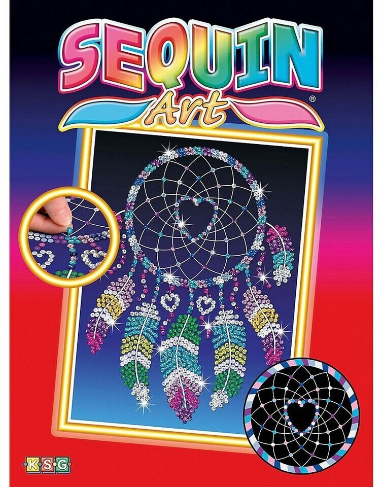 Mammut jouets Sequin Art Red Dream Catcher (8350381)
