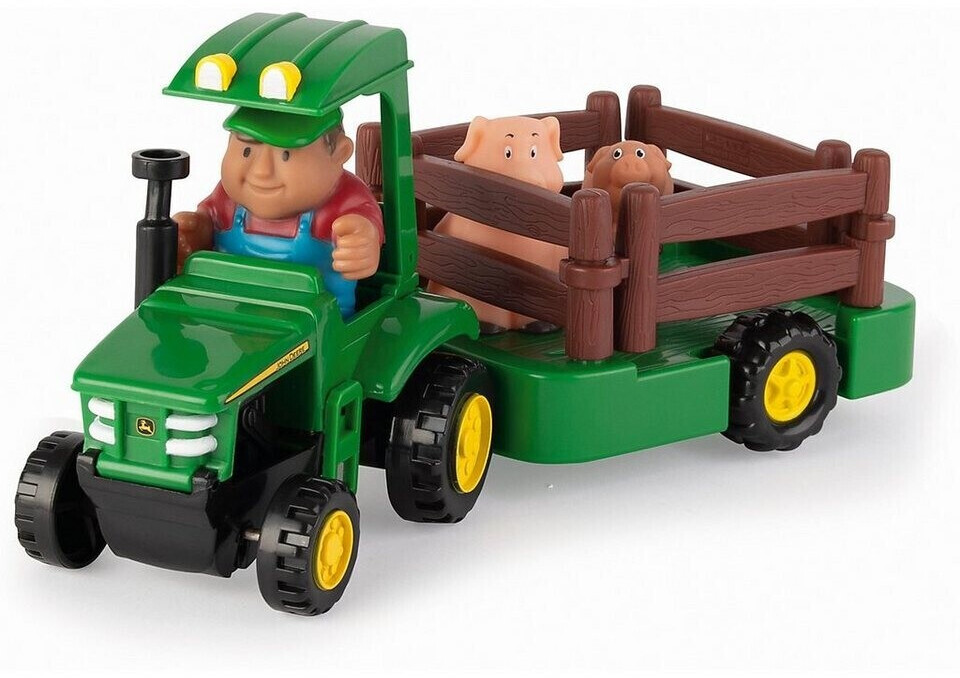Traktor mit Anhänger grün, Spielzeug \ Traktoren