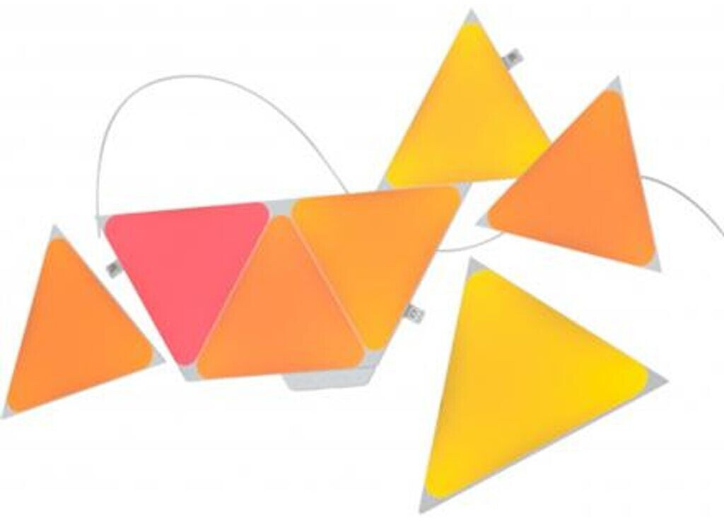 Kit de démarrage Shapes Triangles & Mini Triangles de Nanoleaf (9 panneaux  lumineux LED)