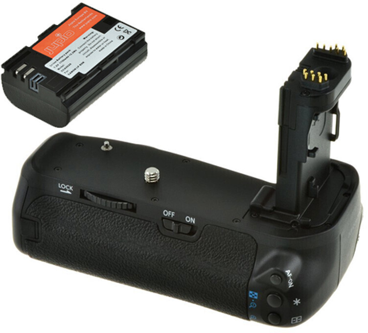 Jupio Battery Grip for Canon EOS 70D/80D + Battery