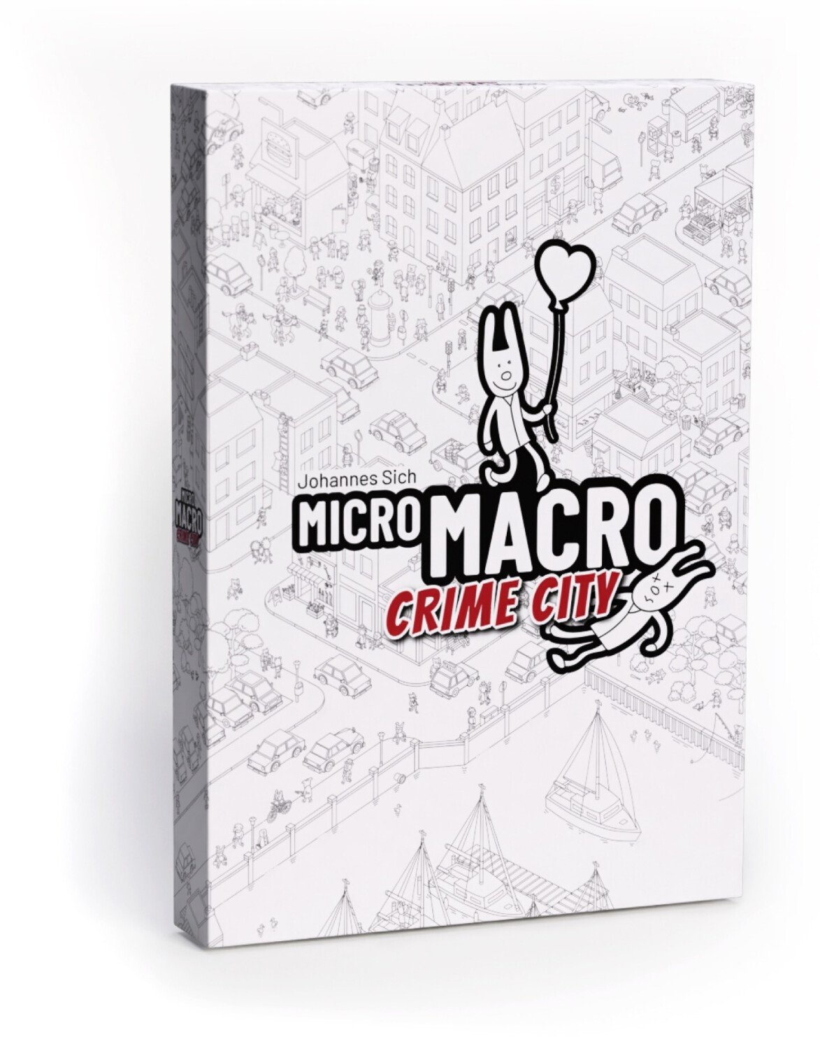 Micro Macro Crime City Tricks Town, jeu de société Edition Spielwiese