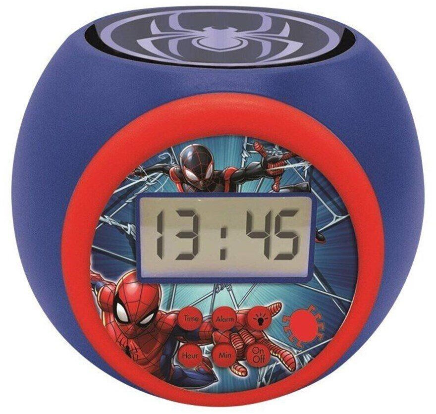 Spiderman Réveil Coloré Personnage De Dessin Animé LED Réveil Voyage 3D  Night Light Lampe- Le Cadeau pour Enfants,001