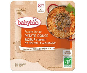 Babybio Menus Patate Douce Et Boeuf 190 G Au Meilleur Prix Sur Idealo Fr