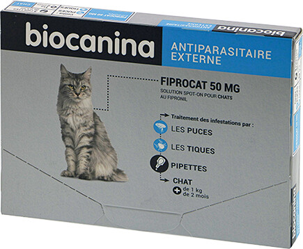 Biocanina Fiprocat Spot-on 50 mg (3 pipettes)