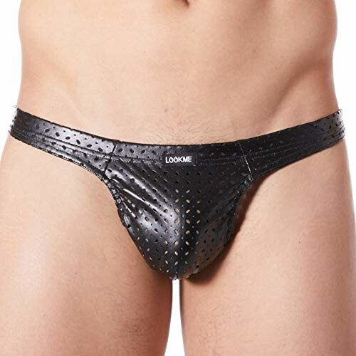 Look Me Men's thong black (lm811-57blk)