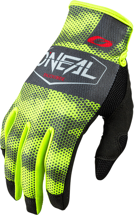 Photos - Motorcycle Gloves ONeal O'Neal O'Neal Mayhem Covert Charcoal/Neon Yellow 