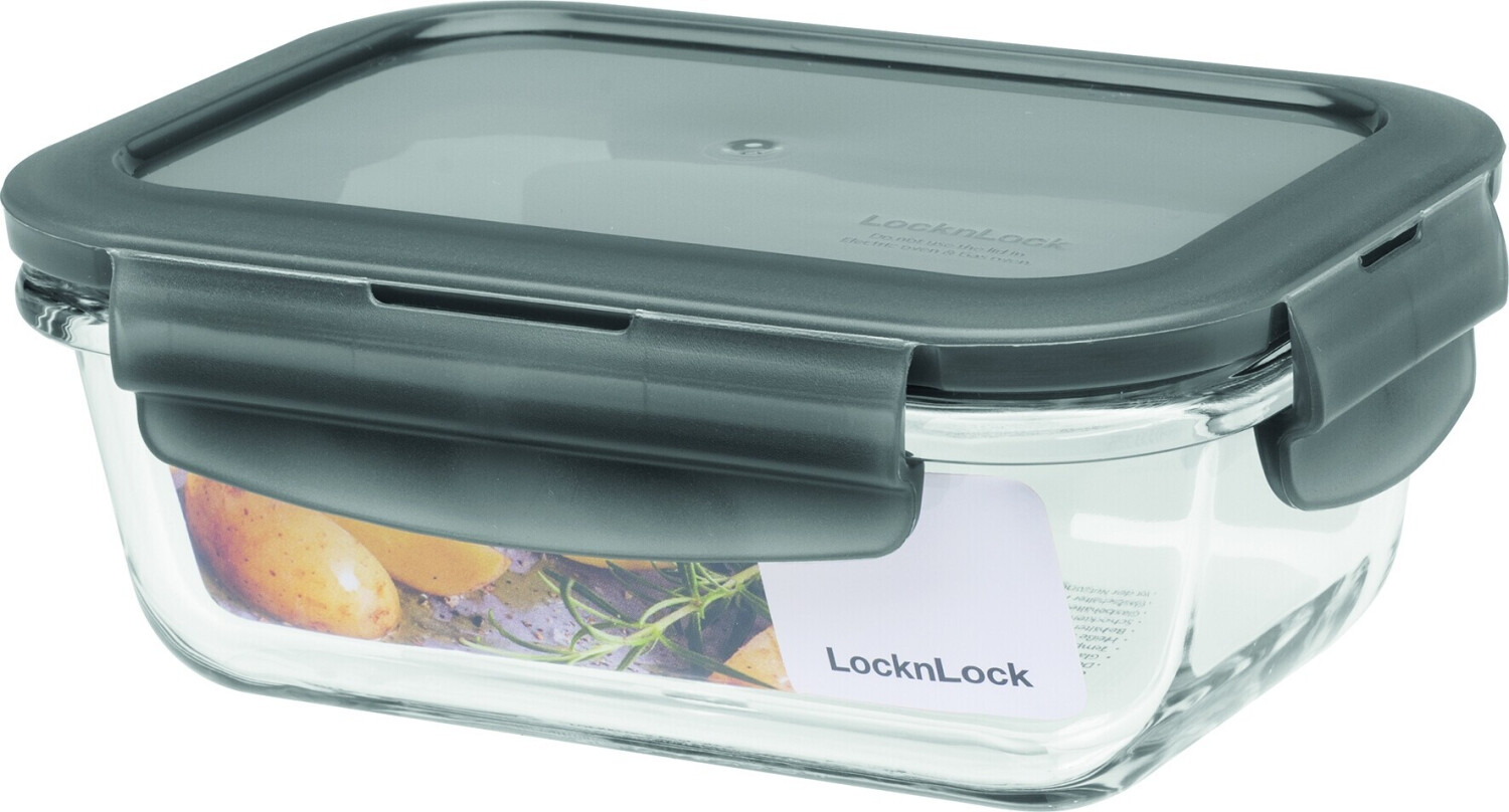 Lock&Lock Boroseal Airtight Container rectangular gray 380 ml