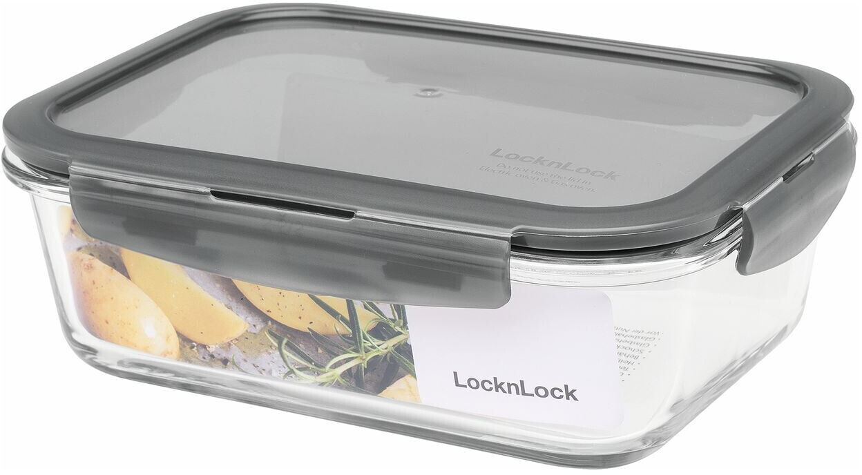 Lock&Lock Boroseal Airtight Container rectangular gray 1 L