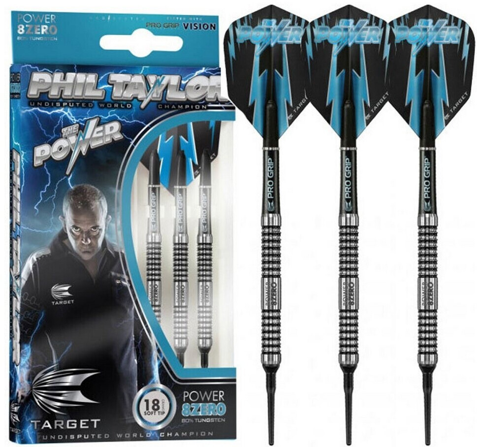 Tiges Titanium Gen 8 Pour Fléchettes Phil Taylor Power – Longueur Intermédiaire