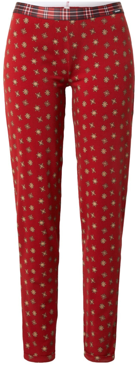Skiny Pyjama Party Pants (080304) red snowflake