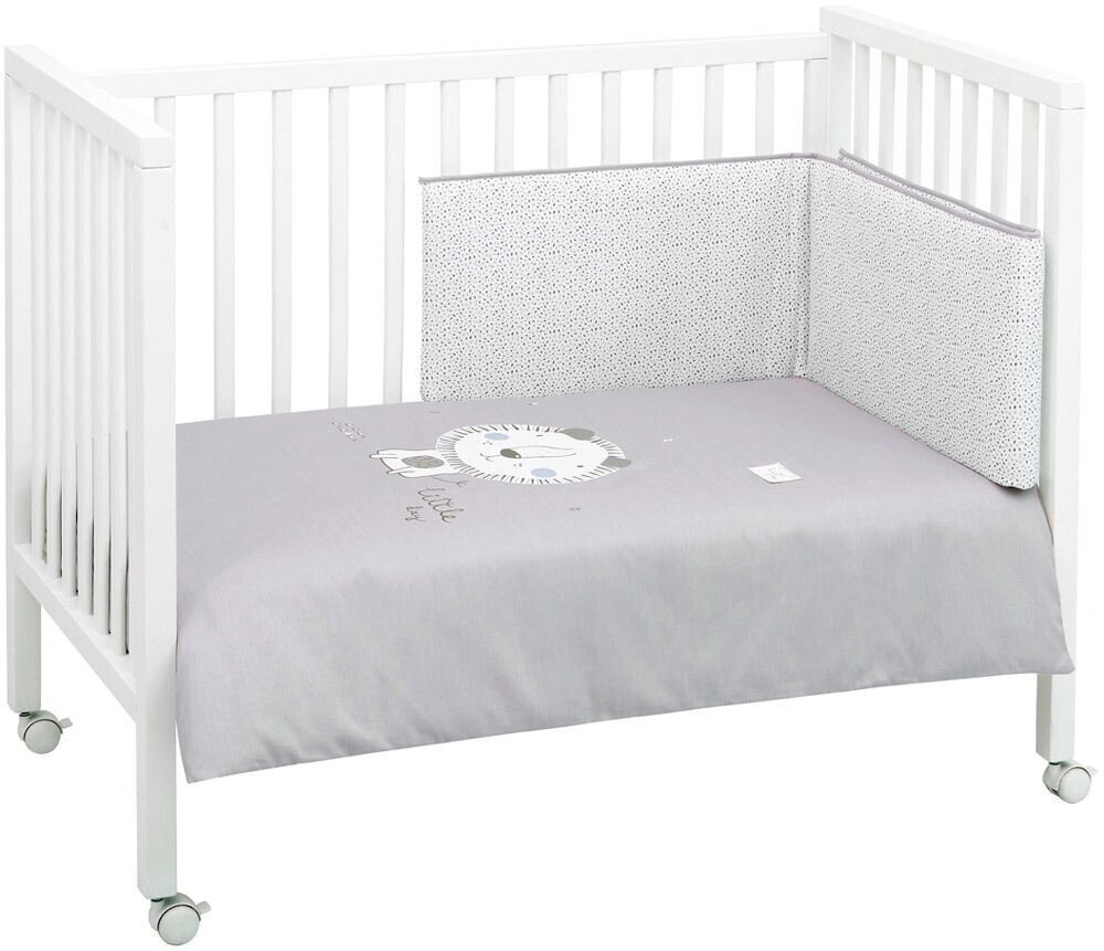 Cambrass Set 2 pcs. quil cover cot Be Lion grey 60 x 120