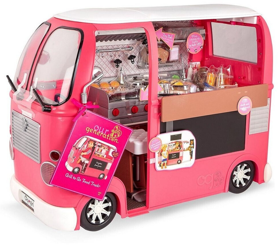 Our Generation Jeep Auto rosa/weiß für Puppe 46 cm ab 59,99 €