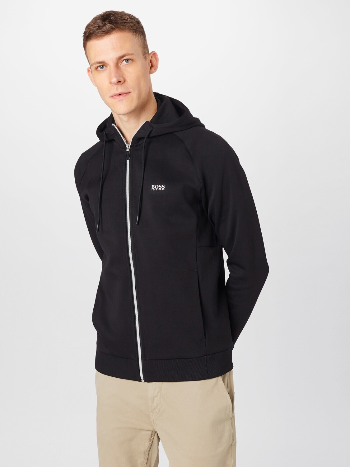 Hugo boss jumper black and gold clearance