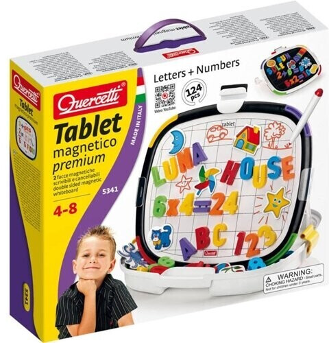 Quercetti Tablet Magnetico letters + numbers