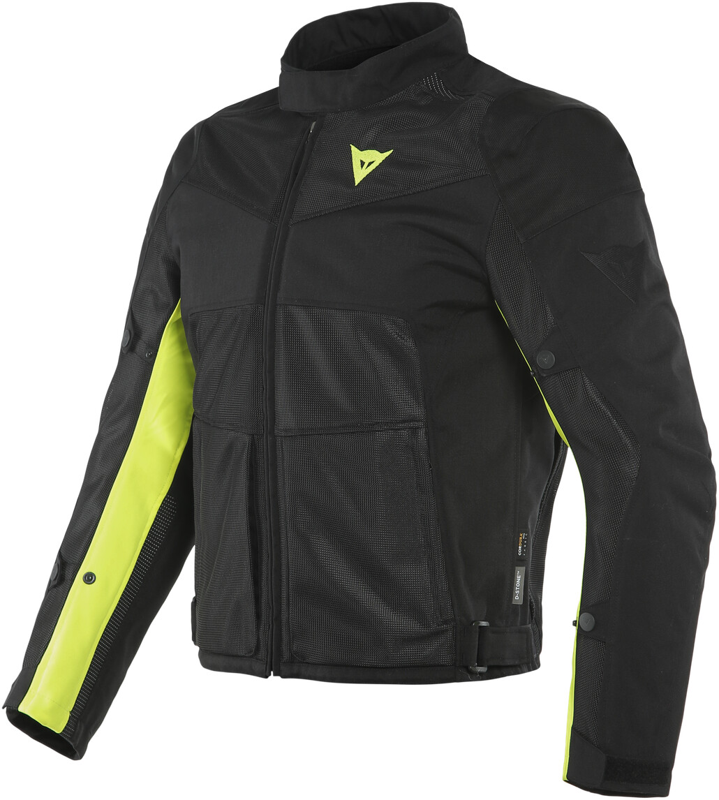 Dainese Blouson Sauris 2 D-Dry noir/noir/jaune fluo