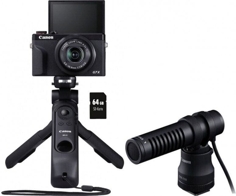 3637C028 - CANON PowerShot G7 X MK III Compact Camera Vlogging Kit - Currys  Business